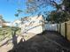 Yard with storage shed and partial fence view at 12467 Se 62Nd Ave, Belleview, FL 34420