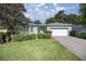 Charming single-story home featuring a well-manicured lawn, mature trees, and a two-car garage at 7947 Sw 83Rd Pl, Ocala, FL 34476