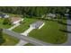 Aerial view of the single-Gathering home showcasing the large lot and neighborhood at 3649 Sw 177Th Lane Rd, Ocala, FL 34473