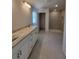 New bathroom featuring double sink, granite countertop, and stand up shower at 9679 Sw 46Th Ct, Ocala, FL 34476