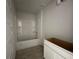 Unfinished bathroom with bathtub and vanity at 32 Dogwood Drive Ln, Ocala, FL 34472