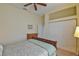 Guest bedroom with double bed and ample closet space at 5622 Nw 27Th Pl, Ocala, FL 34482