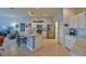 Modern kitchen with stainless steel appliances and granite countertops at 5622 Nw 27Th Pl, Ocala, FL 34482