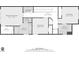 Upstairs floor plan that shows the bedroom, bathrooms and laundry room layouts of the property at 4950 Sw 45Th Cir, Ocala, FL 34474