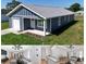 Charming single Gathering home featuring a one car garage and covered front porch at 3496 Sw 149Th Ct, Ocala, FL 34481
