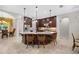 Stylish kitchen with large center island, custom cabinetry, and stainless steel appliances at 3907 Se 10Th Ave, Ocala, FL 34480