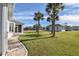 Landscaped backyard with view of neighboring homes at 5520 Nw 26Th Ln, Ocala, FL 34482