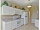 Bright kitchen features white cabinets, microwave, and electric range at 5520 Nw 26Th Ln, Ocala, FL 34482