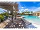 Enjoy the shade under pergola near the pool at 6365 Sw 88Th Loop, Ocala, FL 34476