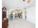Modern kitchen featuring stainless steel appliances and granite countertops at 2117 Sansores St, The Villages, FL 32159