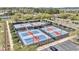 Community pickleball courts with ample space at 8729 Sw 61St Loop, Ocala, FL 34481