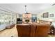 Spacious living room featuring a fireplace and hardwood floors at 10249 Nw 21St St, Ocala, FL 34482