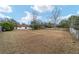 Large backyard with mature trees, offering privacy and space at 3720 Se 24Th St, Ocala, FL 34471