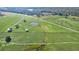 Aerial view of a home nestled in a large, grassy field at 4027 N C 470, Lake Panasoffkee, FL 33538