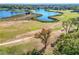 Aerial view of golf course and lake at 506 Fairways Cir # B, Ocala, FL 34472