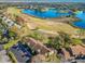 Condo community near a golf course and lake, aerial view at 506 Fairways Cir # B, Ocala, FL 34472