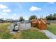 Large backyard oasis featuring an above ground pool and deck at 6292 Se 87Th St, Ocala, FL 34472