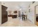 Kitchen features dark wood cabinets and an island at 6292 Se 87Th St, Ocala, FL 34472