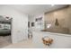Contemporary bathroom featuring a walk-in shower with glass partition and a view of the toilet at 7682 Sw 89Th Ct, Ocala, FL 34481