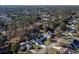 Aerial view of a home nestled in a quiet residential area at 4216 Se 7Th Pl, Ocala, FL 34471