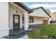 Covered patio with dark gray flooring and ceiling fan at 4216 Se 7Th Pl, Ocala, FL 34471