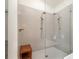 Large walk-in shower with double shower heads and modern tile at 4216 Se 7Th Pl, Ocala, FL 34471