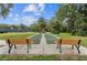 Community shuffleboard court for the outdoor enjoyment of residents at 9625 Sw 207Th Cir, Dunnellon, FL 34431