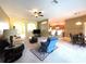 Open concept living room, kitchen, and dining area at 1033 Sw 159Th St, Ocala, FL 34473
