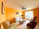 Relaxing living room with ample seating and natural light at 1033 Sw 159Th St, Ocala, FL 34473