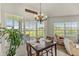 Cozy breakfast nook with table and chairs near kitchen, overlooking backyard at 11702 Se 173Rd Lane Rd, Summerfield, FL 34491