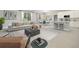Open living room and kitchen with island at 16019 Sw 42Nd Ter, Ocala, FL 34473