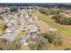 Aerial view of home with pool, showcasing location at 17999 Se 99Th Ave, Summerfield, FL 34491