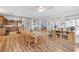 Spacious kitchen with light wood cabinets and ample counter space at 17999 Se 99Th Ave, Summerfield, FL 34491