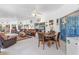 Relaxing sunroom with comfortable seating and a view of the pool at 17999 Se 99Th Ave, Summerfield, FL 34491