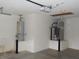 Garage with water heater and HVAC unit at 321 Katherine Pl, The Villages, FL 32162