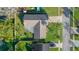 Aerial view of a house and surrounding neighborhood at 772 Horseman Dr, Port Orange, FL 32127