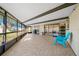 Spacious screened porch with access to the backyard at 772 Horseman Dr, Port Orange, FL 32127