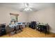 Versatile room used as a bedroom and home office at 8465 Sw 202Nd Ter, Dunnellon, FL 34431
