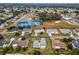 Aerial view of home and surrounding neighborhood at 9802 Se 178Th Ln, Summerfield, FL 34491