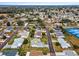 Aerial view of home and neighborhood at 9802 Se 178Th Ln, Summerfield, FL 34491