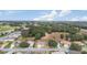 Aerial view of homes and a large wooded area at 9910 Se 138Th Loop, Summerfield, FL 34491