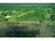 Aerial view of a house nestled in a wooded area at 11540 Se Highway 464, Ocklawaha, FL 32179