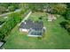 Aerial view of a house and pool in a large yard at 11540 Se Highway 464, Ocklawaha, FL 32179