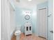 Clean bathroom, featuring a bathtub, toilet and vanity at 11540 Se Highway 464, Ocklawaha, FL 32179