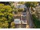 Aerial view showing home, dock, and landscaping at 13041 Se 158Th Ln, Weirsdale, FL 32195