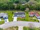 Aerial view of single Gathering home and neighborhood at 17380 Se 98Th Cir, Summerfield, FL 34491