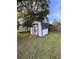 Backyard with storage shed at 2191 Ne 40Th St, Ocala, FL 34482