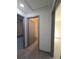 Bright hallway with grey doors and wood-look floors at 262 Locust Rd, Ocala, FL 34472