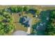 Aerial view of house, yard, and surrounding neighborhood at 38 Spring Trce, Ocala, FL 34472