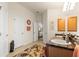 Main bathroom with double vanity and view to bedroom at 4 Diamond Cove Ct, Ocala, FL 34472